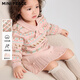 MiniPeace太平鳥(niǎo)童裝冬新幼童套裝F4FCF4253 克里奧粉 100 （100/52）