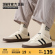 Semir男鞋復古德訓鞋男秋季新款簡(jiǎn)約休閑鞋板鞋男STH243039 米黑 42