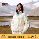 森馬（Semir）史努比系列羽絨服女立領(lǐng)寬松插肩袖2024冬三防外套109724113013
