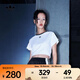 阿迪達斯 （adidas）女子短袖修身圓領(lǐng)休閑自在傳統舒適行程金州慵懶短袖T恤 JC8704 M