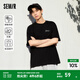 森馬[涼感抗菌]t恤男夏字母印花短袖T恤男簡(jiǎn)約男士t恤情侶短袖t恤上衣 [抗菌涼感速干]黑色90001 M