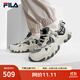 斐樂(lè )（FILA）官方男鞋貓爪鞋5代老爹鞋運動(dòng)鞋新款鞋子休閑鞋 泡沫白/煙灰-AG 42