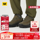 CAT卡特運動(dòng)鞋休閑鞋25秋新品增高厚底輕量透氣跑步鞋P726127O3MMC89 暗綠色 41