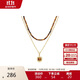 Arsis蛇紋納財祥瑞雙層疊鏈本命年紅色項鏈時(shí)尚送女友生日禮物