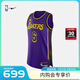 NIKE耐克【限時(shí)秒殺】湖人隊詹姆斯男子速干球衣籃球服運動(dòng)背心夏季 湖人隊/詹姆斯 M