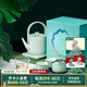 萬(wàn)仟堂（Edenus） 茶具套裝 家用 客廳 功夫茶具套裝  整套茶具茶盤(pán)儲水套裝蕉下客 湖綠釉不含茶海 1壺2杯1盤(pán)