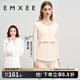 嫚熙（EMXEE）超皮孕婦秋衣秋褲套裝秋冬哺乳月子服保暖內衣 淺膚【輕暖-supima進(jìn)口棉】 L