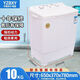 YZBXY洗衣機【全新升級】半自動(dòng)大容量雙桶雙缸洗衣機脫水雙筒半自動(dòng)洗衣機雙桶雙缸宿舍老式波輪洗衣機 10KG+雙電機+強力洗滌+強力脫水