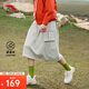 安踏大地之殼丨戶(hù)外梭織半身裙女士新款寬松A字裙簡(jiǎn)約工裝裙