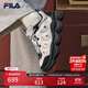 FILA 斐樂(lè )官方女鞋PEASE摩登運動(dòng)鞋2025冬新款豌豆鞋面包鞋休閑鞋 奶白/月巖灰-GL 37.5