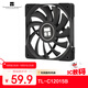 Thermalright(利民)  TL-C12015B 12cm薄款機箱散熱風(fēng)扇 15mm風(fēng)扇  4PIN PWM 1800 轉速 S-FDB V2軸承