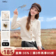 百圖（betu）女裝2025年秋季新款針織開(kāi)衫蝴蝶紐扣裝飾彩點(diǎn)針織外套女2509T53 米白 S