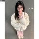 詩(shī)丹蕊美式棉服女2025新款冬季棒球服學(xué)院夾克棉衣超好看夾棉厚外套棉襖 米白 均碼 【可備注碼數】