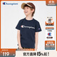 Champion【涼感科技】冠軍男女童短袖T恤2025夏季新款大小童親子裝上衣
