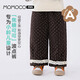 瑪米瑪卡（MOMOCO）兒童褲子嬰童加絨厚款休閑舒適韓系可愛(ài)波點(diǎn)褲 波點(diǎn) 100