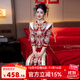 泰勒馬丁秀禾服新娘婚紗2025新款秋冬結婚禮服敬酒服古裝龍鳳褂婚服嫁衣 X616 M