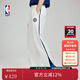 NBA官方勇士/湖人/快船王朝系列新款男女直筒秋冬運動(dòng)休閑寬松長(cháng)褲 洛杉磯快船（白色） L