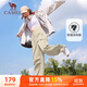 駱駝（CAMEL）直筒梭織工裝長(cháng)褲女防潑水百搭傘兵褲 C24CA6L6619 淡卡其 XL