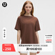 lululemon丨Relaxed-Fit 女士寬松剪裁船型領(lǐng)口 T 恤 LW3IDWS 熔巖棕 線(xiàn)上專(zhuān)售 M /8