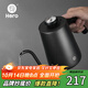 HeroC07pro+手沖咖啡壺自帶溫度儀304不銹鋼長(cháng)嘴壺細口壺 黑色