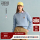 Teenie Weenie小熊女裝毛衣2025秋季新款復古學(xué)院老錢(qián)風(fēng)絞花針織衫 淺藍色 M