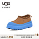 UGG秋季男女同款舒適簡約厚底圓頭低幫塔斯曼時尚休閑鞋 1144096 CBG | 栗色/天藍(lán)色 44