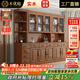 木優(yōu)庭實(shí)木酒柜簡(jiǎn)約現代餐邊柜家用餐廳儲物柜茶水柜客廳隔斷柜門(mén)廳柜 五門(mén)餐邊柜+抽屜邊柜