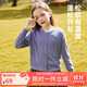 ASK JUNIOR女童毛衣2025秋兒童長(cháng)袖開(kāi)衫毛衣針織衫 紫色 150
