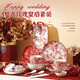 INGRI新婚禮物送新娘新人高級實(shí)用朋友閨蜜大氣姐姐結婚禮品訂婚陪嫁 6人食(玫瑰皇后)-35件套禮盒裝