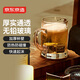 京東京造 啤酒杯 扎啤玻璃杯子精釀北歐風(fēng)果汁帶把手冰杯392ml 兩只裝