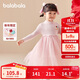 巴拉巴拉童裝女童連衣裙甜美精致2024春裝兒童裙子網(wǎng)紗公主裙208124111004