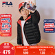 FILA斐樂(lè )兒童童裝棉羽2025年秋季男女童輕薄羽絨服外套薄款