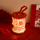 貝漢美（BHM）結婚禮物送新人閨蜜高檔實(shí)用長(cháng)明燈婚房訂婚婚房布置裝飾品擺件 【百年好合】喜字折疊燈-精美禮盒