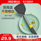 愛(ài)仕達硅膠鏟 食品級耐高溫不粘鍋專(zhuān)用鍋鏟炒菜鏟子平鏟漏勺大湯勺 灰色硅膠鏟