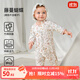 歐孕（OUYUN）嬰兒衣服夏季薄款空調服睡衣男女寶寶連體衣網(wǎng)眼竹棉哈衣爬服 藤蔓蝴蝶【半背網(wǎng)孔 竹棉針織】 59cm 【建議身高52-59cm】
