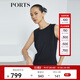 PORTS寶姿新品女裝優(yōu)雅束腰連體褲LL8P085NWB011 黑色 S 4