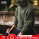 馬登工裝 美式復古純色保暖高領(lǐng)針織衫馬海毛毛衣秋季個(gè)性打底衫男 綠色 XL