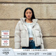 Calvin KleinJeans【防水】秋冬女士ck休閑絨領(lǐng)立領(lǐng)鴨絨羽絨服外套J224788 PEE-鉛灰 S