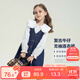 左西女童連衣裙秋裝春秋2025新款兒童牛仔裙女孩背帶裙子 牛仔色 150