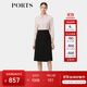 PORTS寶姿春季新品女裝職場(chǎng)通勤A(yíng)字半身小黑裙ALP8S008LWP096 黑色 XS (2)