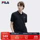 FILA斐樂(lè )短袖POLO衫男2025夏季透氣翻領(lǐng)休閑通勤運動(dòng)T恤上衣