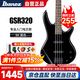 Ibanez依班娜電貝斯GSR320-BK黑色 被動(dòng)拾音 初學(xué)者入門(mén)男女生四弦貝司