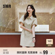 森馬（Semir）連衣裙女翻領(lǐng)燈籠袖休閑風(fēng)2025夏季防曬收腰短裙戶(hù)外109325114027