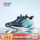 特步（XTEP）【氫風(fēng)8.0護(hù)足跑鞋】兒童童鞋透氣旋轉(zhuǎn)扣跑鞋 黑/極光綠 36