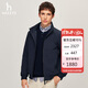哈吉斯（HAZZYS）男裝外套輕薄立領(lǐng)棉服ASSZU0BDX16 藏青色NV 180/100A50