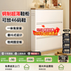 帥仕（shuaishi）鋼制鞋柜窄鞋架門(mén)口入戶(hù)柜超薄翻斗鞋子收納柜一體靠墻玄關(guān)儲物柜 【升級第三代0.6mm】白色3層80長(cháng)