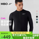 MBO春夏騎行服男長(cháng)袖C140透氣戶(hù)外反光防曬山地公路自行車(chē)黑色XL