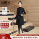 絲柏舍中長(cháng)款馬甲2025秋裝新款女裝小香風(fēng)單排扣V領(lǐng)馬夾外搭