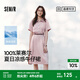 森馬（Semir）森柔牛仔|牛仔連衣裙女收腰翻領(lǐng)港風2025夏季新款涼感中長裙 粉色調(diào)01315 L 165/88A