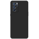 漢牌 適用OPPO Reno6Pro 5G手機殼PEPM00保護套全包磨砂防摔卡通男女款情侶軟殼 純黑色 OPPO Reno6Pro